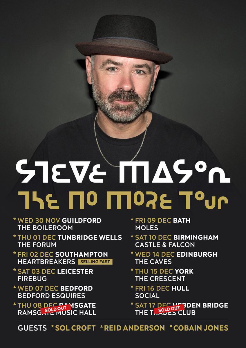 Cobain_Jones's tweet photo. Excited to say I’ll be supporting the amazing @SteveMasonKBT for the last 4 dates of his tour this December. Finally playing up in Scotland! 🏴󠁧󠁢󠁳󠁣󠁴󠁿 See you there🙌🏼❤️ https://t.co/3lCtOVNSdH