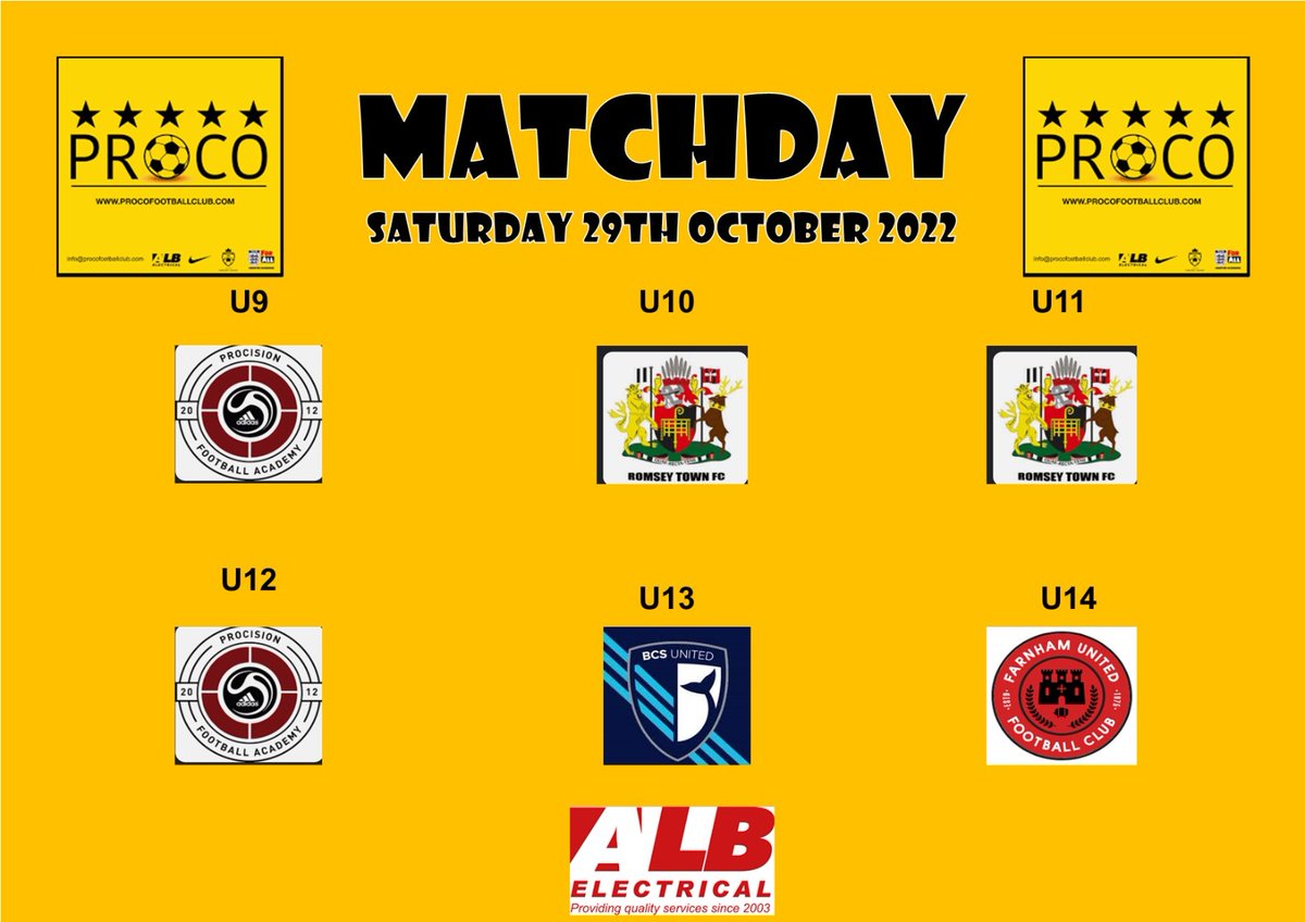 This weekends <a href="/proco_football/">proco football</a> fixtures 
#goodluck