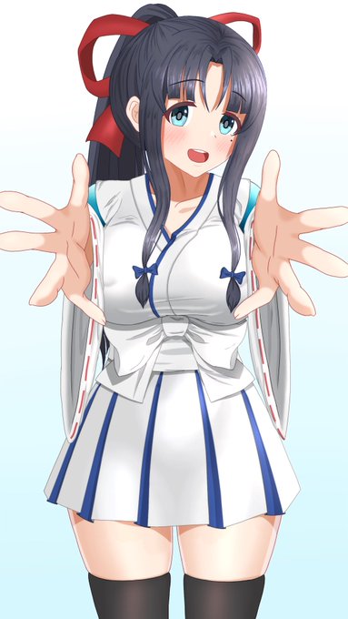 #よその子
#望馬まそら
さくらーる様(@sakura_al_ )の望馬まそらちゃんで御座います。

「ご主人様、ぎゅーってして?」みたいなポーズを描こうとしたら、知らないうちにパンツであやとりも描いてたよね… 