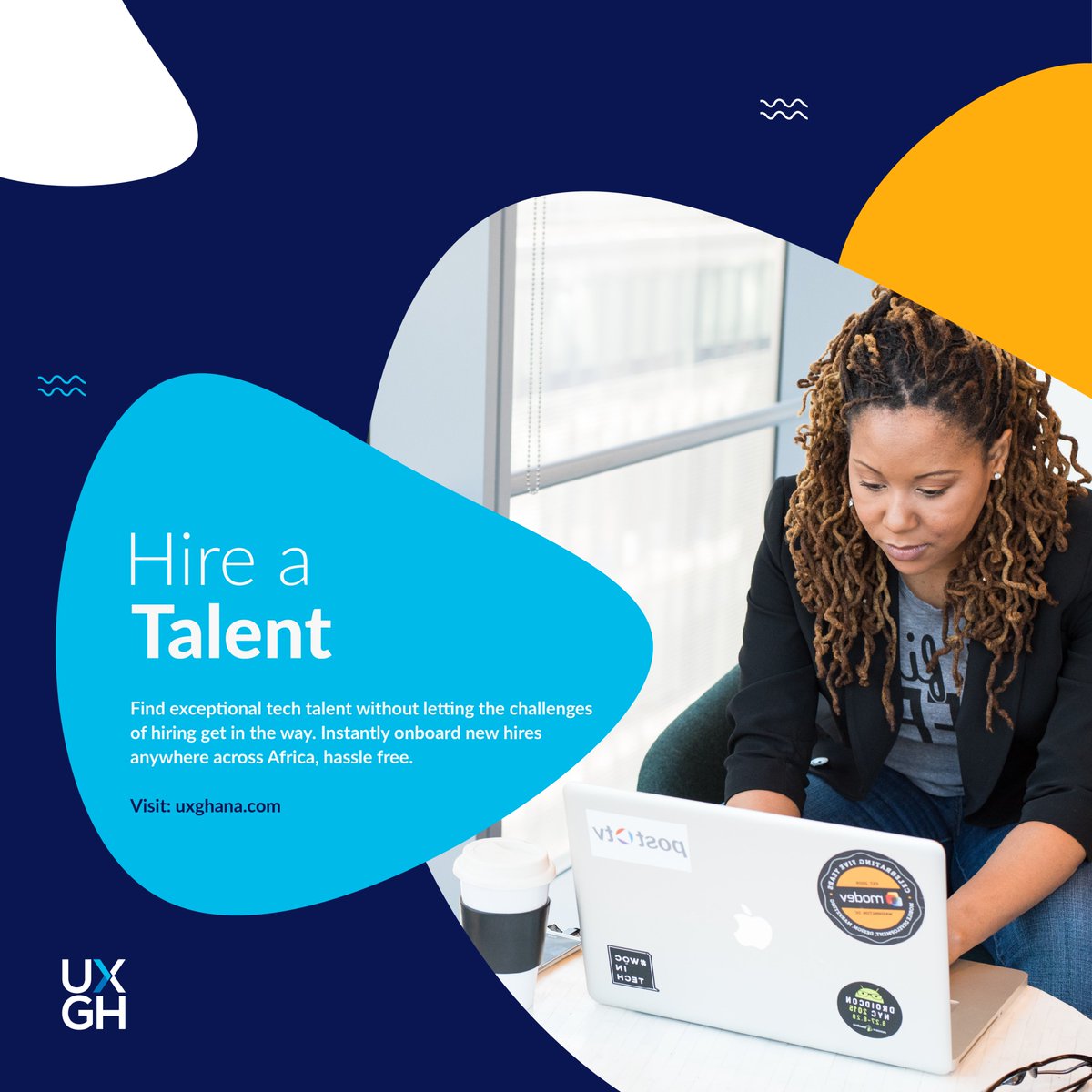 uxghana's tweet photo. Introducing “Hire a Talent”.   We’re excited to bring you highly skilled tech talents from across Africa – rigorously vetted product designers, UX, UI, UX Researches, UX writers, Product managers, and product professionals. 

Find top talent here👇🏽
https://t.co/TnbBImLDko https://t.co/f12eTIzwGQ