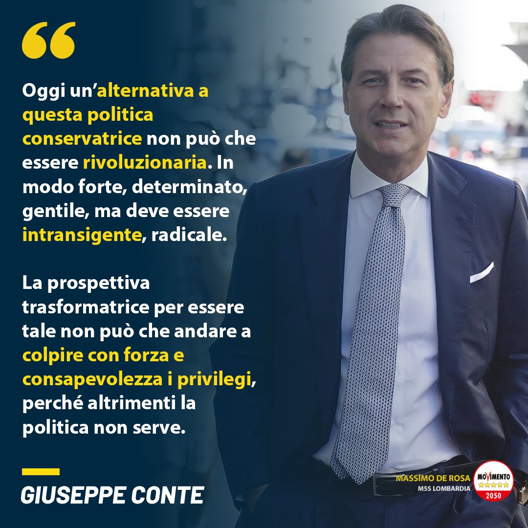 Maxdero's tweet photo. "Se qualcuno vuole riportare indietro le lancette della nostra storia, delle nostre conquiste, troverà un muro. Il nostro muro.
La nostra posizione sarà rigorosissima in Parlamento, ma sarà anche capillare sul territorio, autenticamente democratica."
@GiuseppeConteIT 
#25ottobre https://t.co/qhXTt1fThr