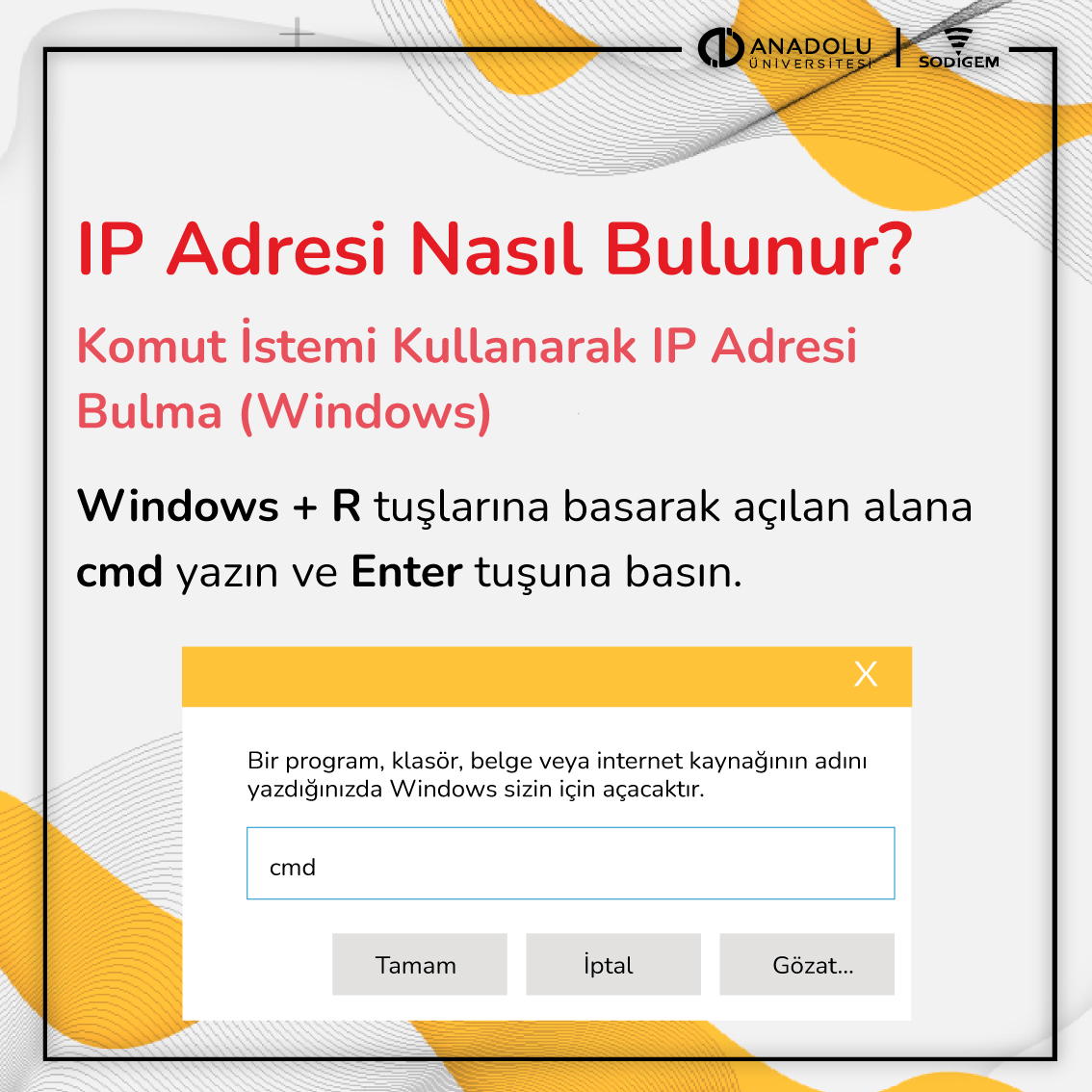 anadolusodigem's tweet photo. IP adresi nedir? Nasıl bulunur? Nasıl gizlenir?
@Anadolu_Univ #SODİGEM #IPadresi #digitalsecurity #illustration #internet https://t.co/4vUmJYZroZ