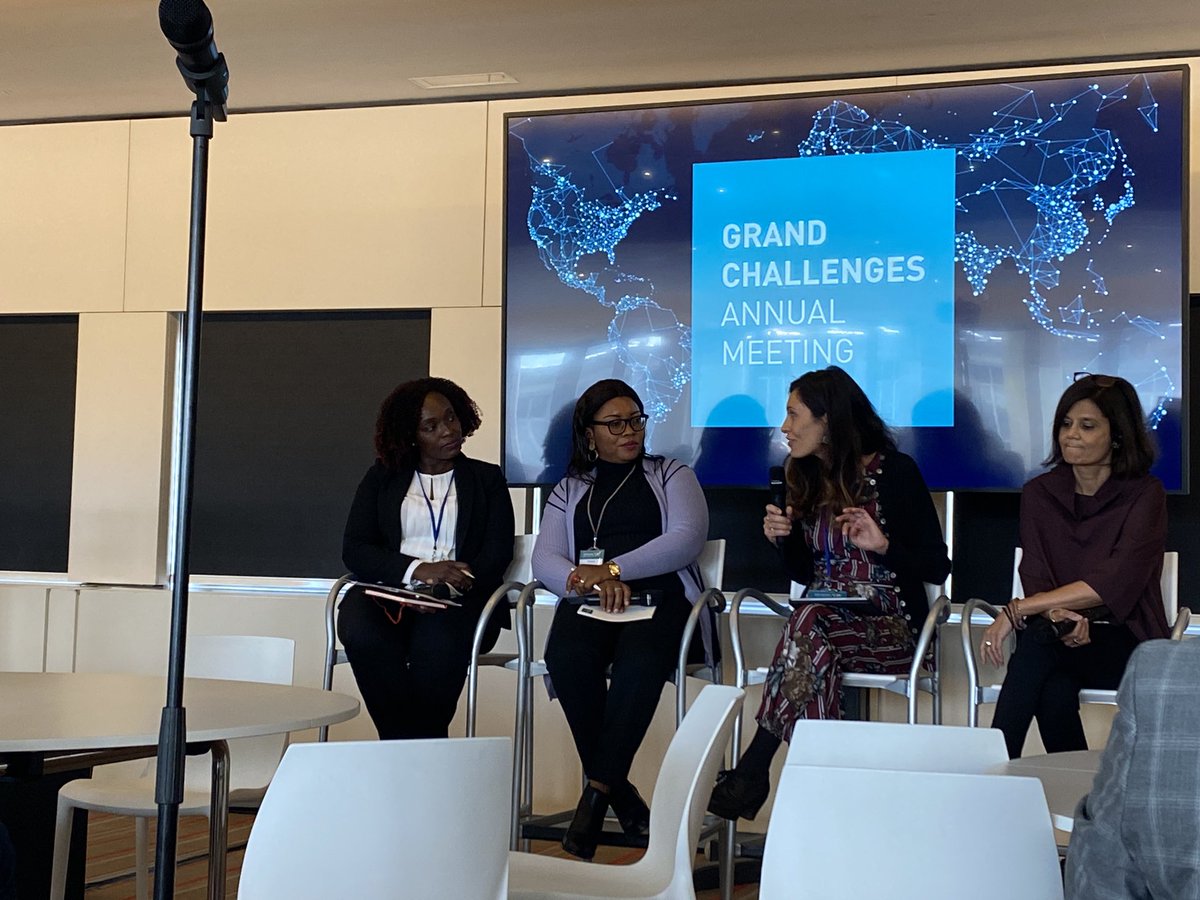 Scientific track presentations on nutrition for girls and women beyond the 1000 days was a great start to the track.  Super talks by <a href="/ParulChristian/">Parul Christian</a> @ElisabettAurino #ARISE network <a href="/wafaie_fawzi/">Wafaie Fawzi</a> and on Nigeria.   

Join tack today for more!

#grandchallenges