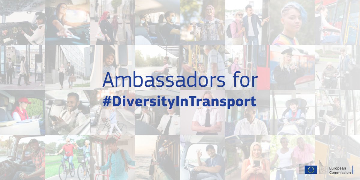 We’re excited to launch the 🇪🇺Ambassadors for #DiversityInTransport Network 🤩 ✔️to promote diversity & inclusion ✔️among workers & users. ▶️To improve sector’s resilience and growth! Interested to become an Ambassador❓ ▶️ bit.ly/3envDnu #EPGenderEqualityWeek