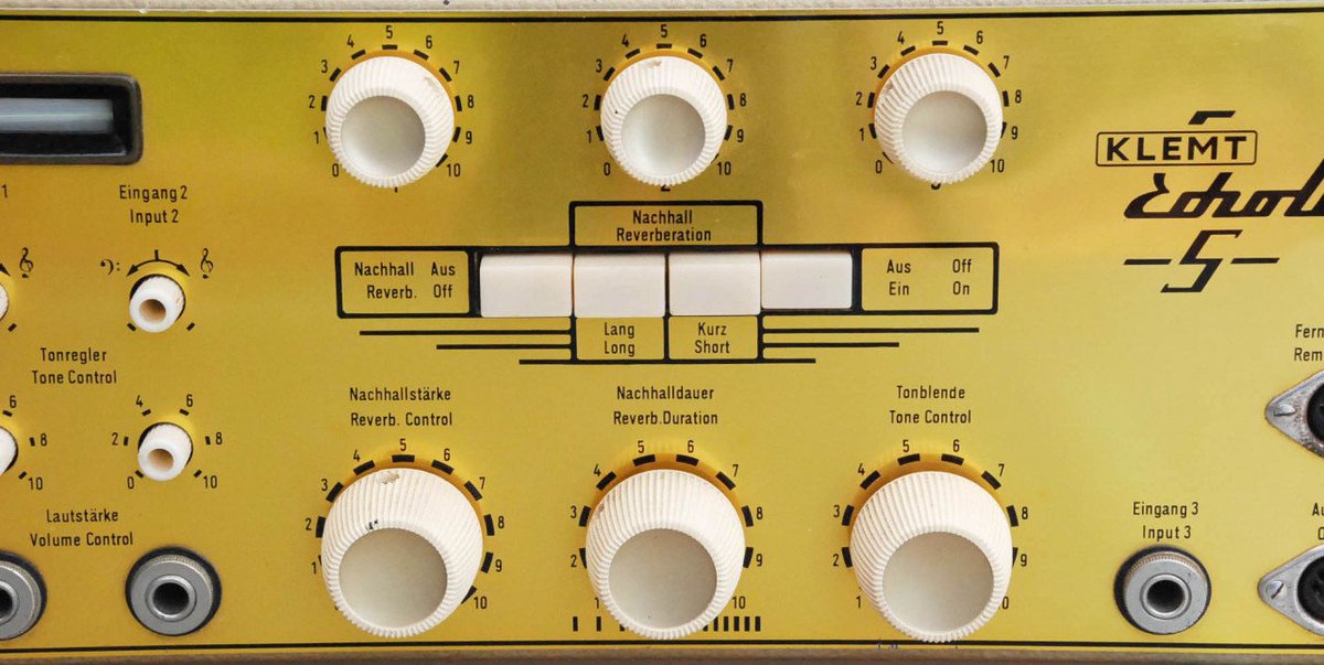 Cory Doctorow on Twitter "Klemt Echolette S NG51 // Tape Delay Unit (Germany, 1959) https