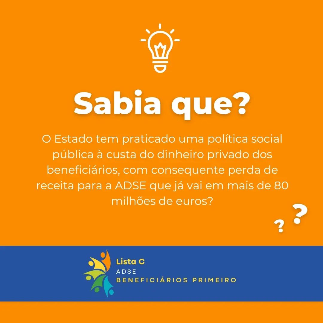 DinaMCarrico's tweet image. Informações que muitos desconhecem sobre a ADSE #adsebeneficiarios #adsebeneficiariosprimeiro #adselistac #listac #adseportugal #adseeleiçoes  #saude #saudeportugal #saúdeportugal #funçãopública #funcaopublicaportugal #funcionariospublicos #funcionariospúblicos #portugal