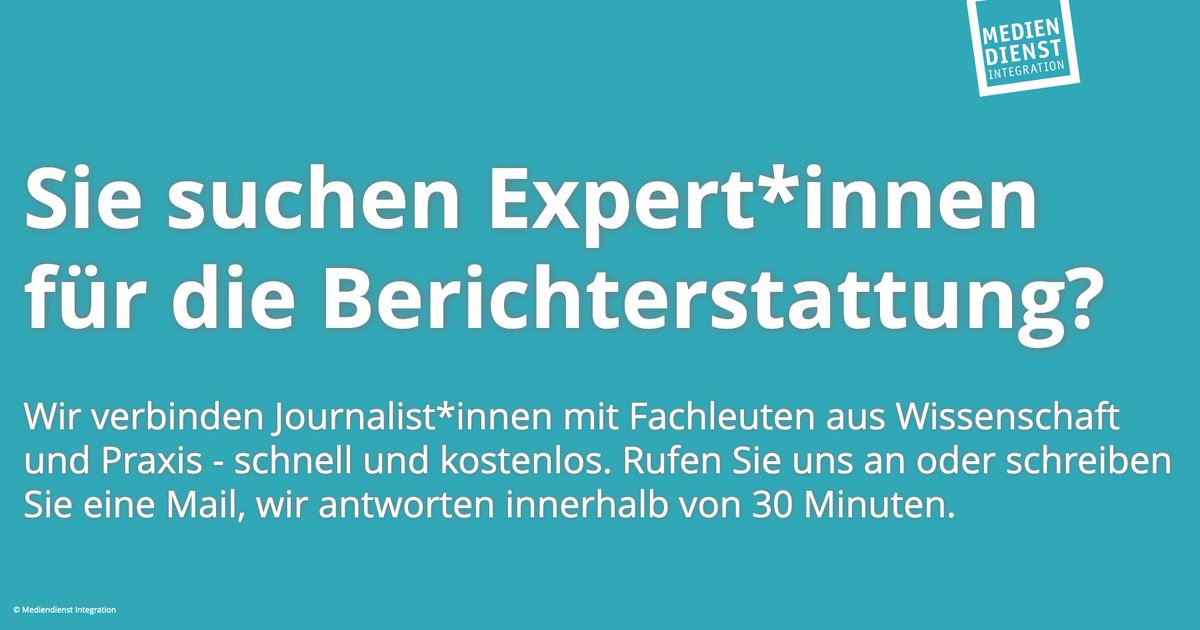 Mediendienst Integration tweet media
