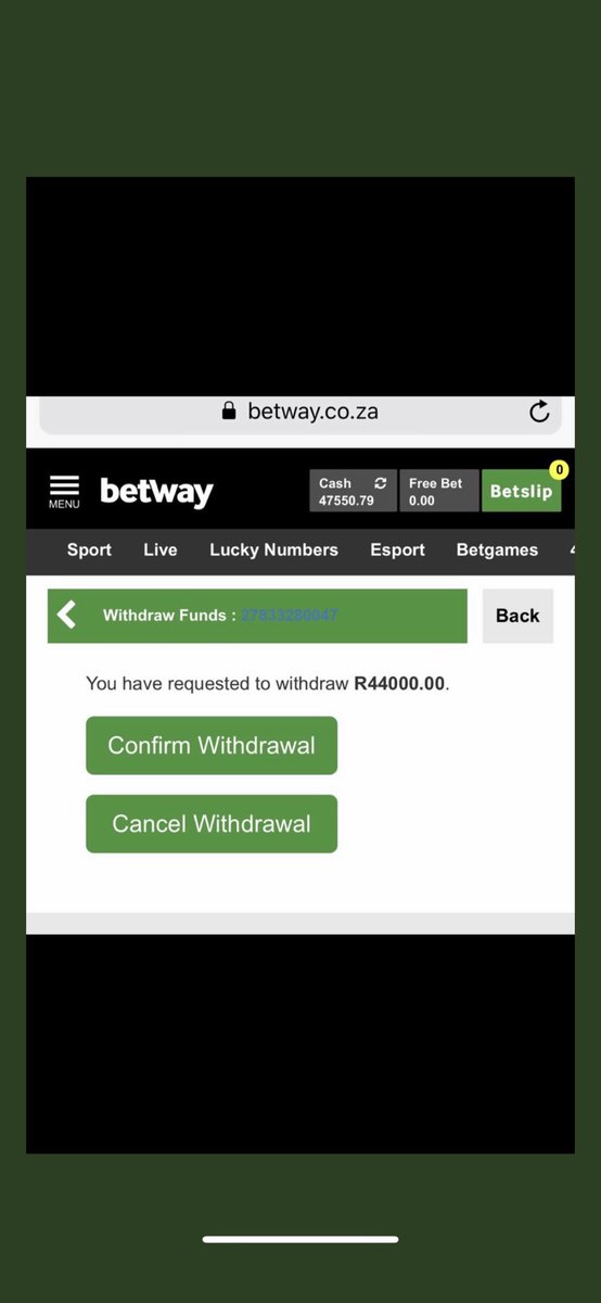 Let’s see if I can turn R5 into R46k again 💪💪💰💰🔥🔥 Like and Rt if you want m to share a fire betting code 💪💪💪