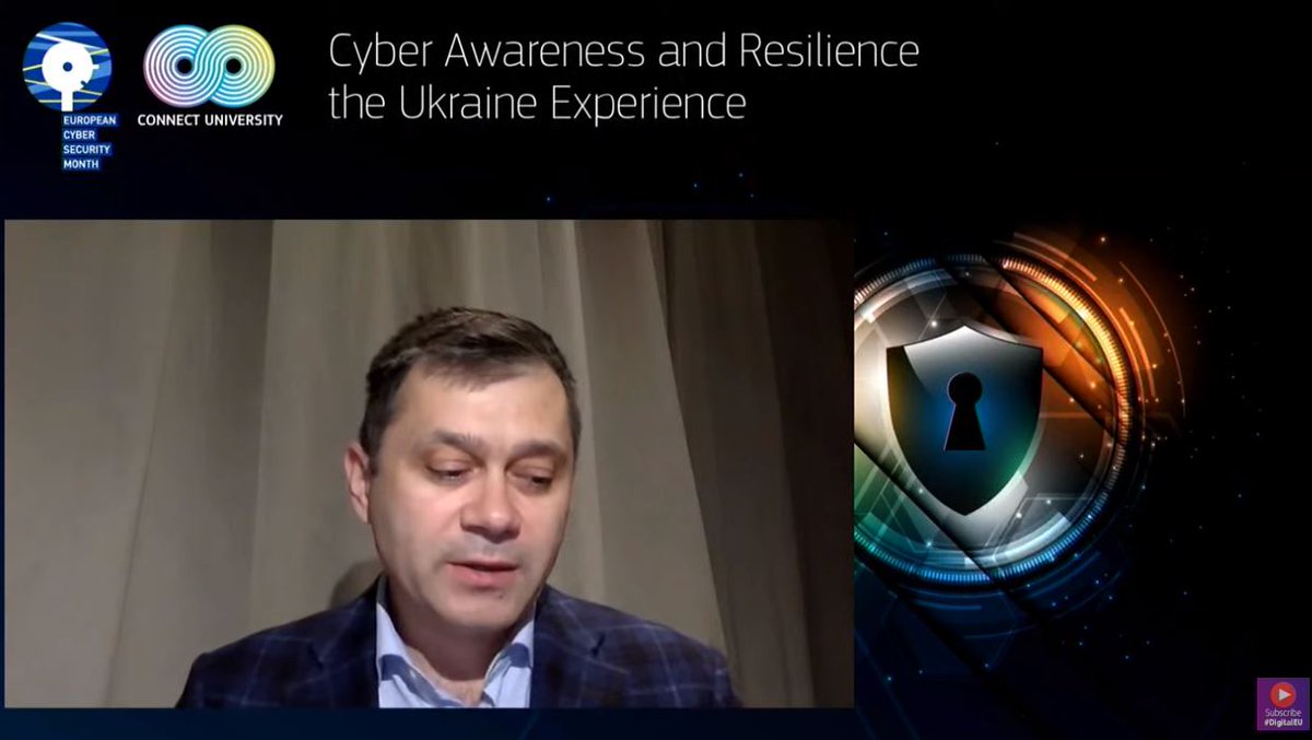 GroovyHeuvy's tweet photo. Interesting to hear that 🇺🇦 produces 2000 #cybersecurity graduates annually while @enisa_eu #CyberHEAD finds there are 2500 graduates in the whole 🇪🇺. It's vital for Europe to increase the pool of experts.

The Cyber Awareness &amp; Resilience event was part of #CyberSecMonth https://t.co/K2SB0AHedI