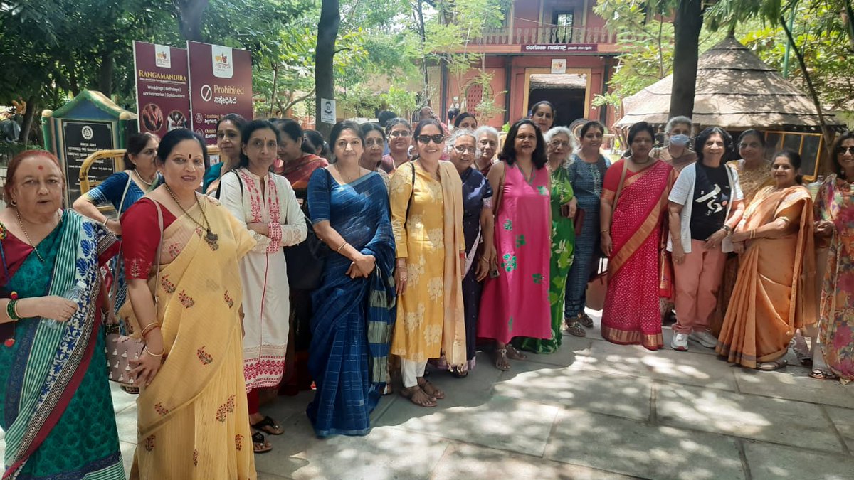 IASOAKarnataka's tweet photo. The IAS Officers Wives’ Association (IASOWA) organizes a variety of events, including book releases, excursions, and other cultural activities at the #ARI. @IASassociation #ARIForums #KarnatakaIAS #ARIforums #IASOWA #IASOA https://t.co/YFPfbIOHxD