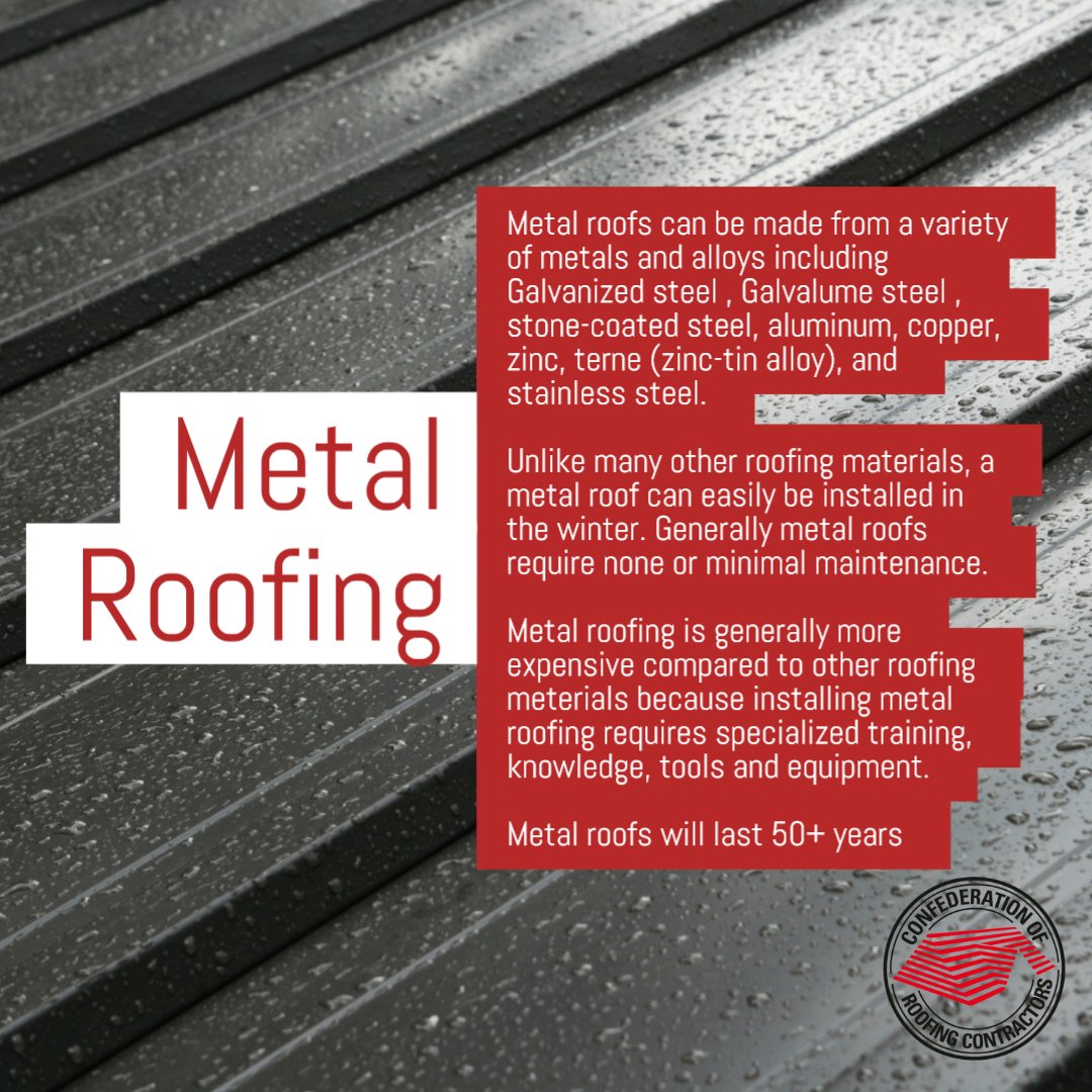 corc101's tweet photo. ROOF TYPES AND MATERIALS 🏡

Green Roofs, if well maintained, can last 30+ years

Metal roofs will last 50+ years

#felt #GRP #fibreglass #EPDM #rubber #metal #zinc #copper #slate #tiles #green #thatched #roofs #roofers https://t.co/mtpr8c6mfU