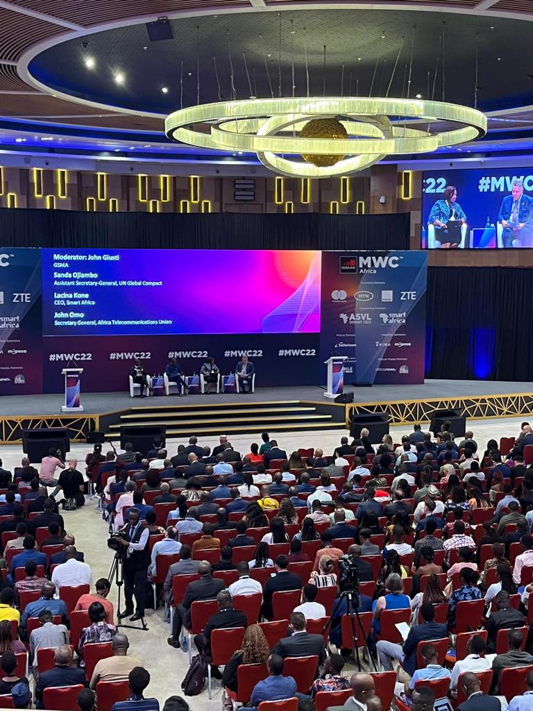 It's a full house here at #MWC2022 in Kigali . Great to share insights on how to enhance collaboration for digital transformation  with <a href="/MatsGranryd/">Mats Granryd</a> of <a href="/GSMA/">GSMA</a>