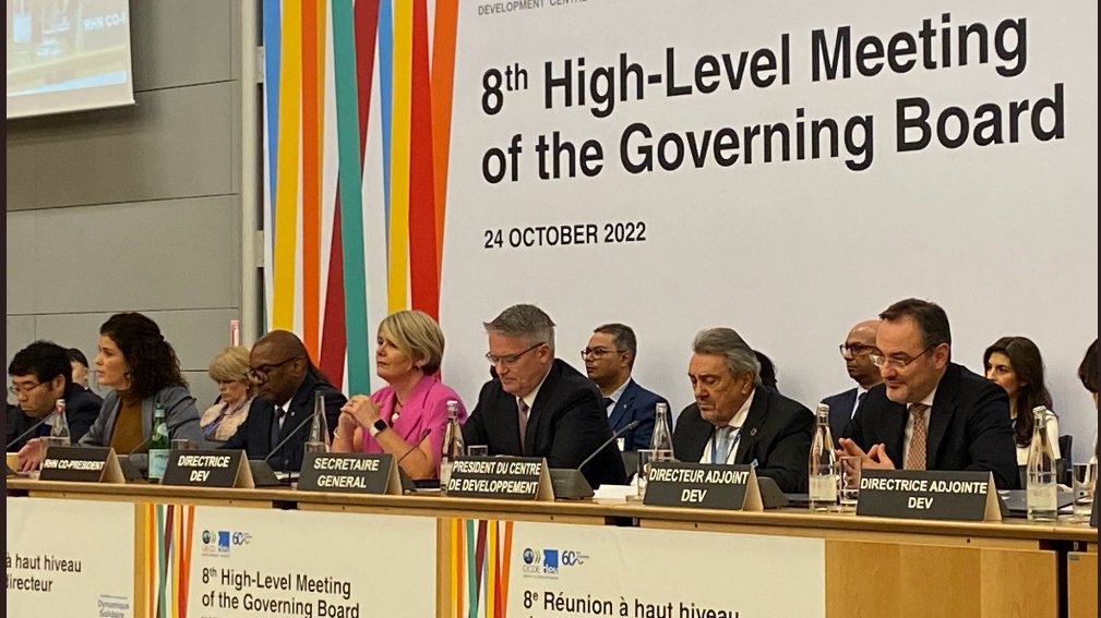 MZEZ_RS's tweet photo. High-Level Meeting of the Governing Board of the @OECD_Centre: Together we can make development stronger, shared & greener. Gender equality is key for inclusive & sustainable development & economic recovery.
#OECDDev #DEVat60 https://t.co/AcTyDNkNJz