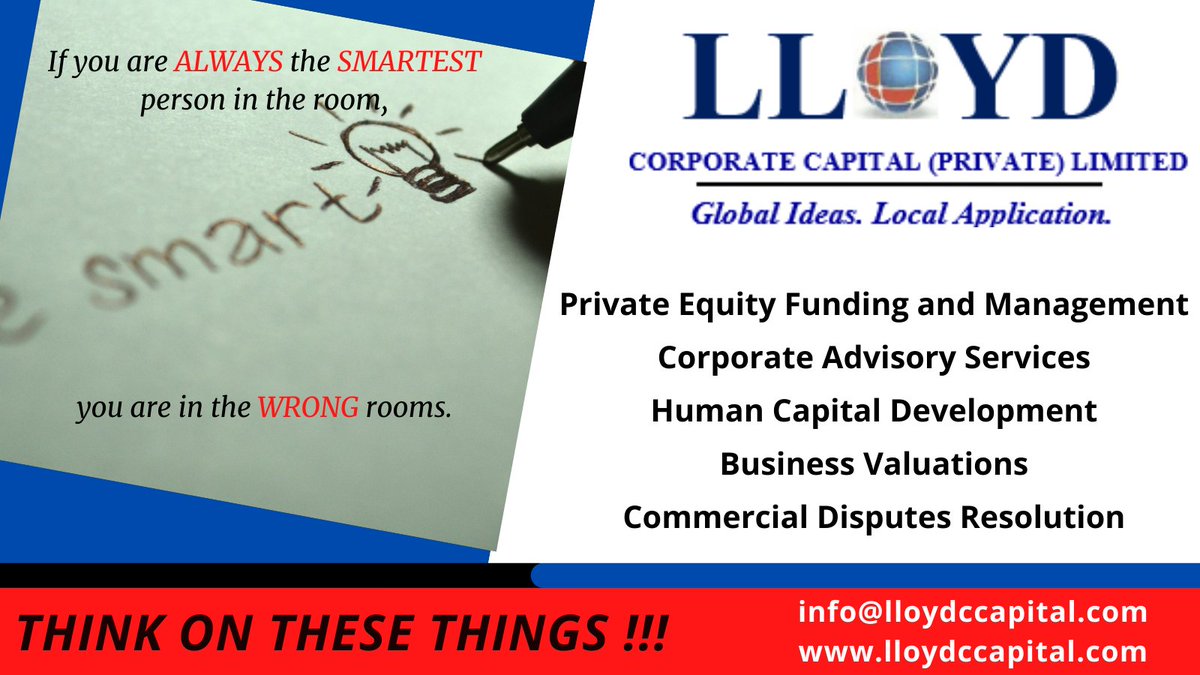 LloydCapital's tweet photo. #THINKONTHESETHINGS https://t.co/vUidN23UVw