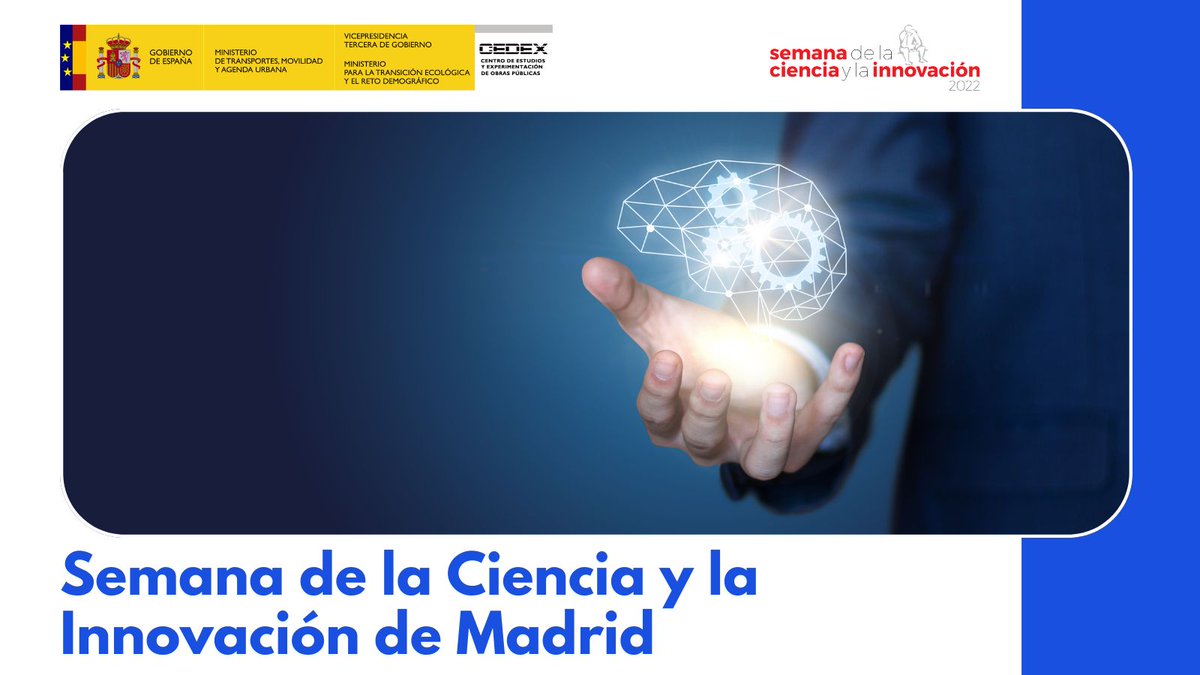 El #CEH_CEDEX participa en la #SemanaCienciaInnovacion 2022, iniciativa de la <a href="/ComunidadMadrid/">Comunidad de Madrid</a> a través de la Fundación para el Conocimiento madri+d

Visitas guiadas al #CEH_CEDEX ⬇️

📆 11 de noviembre
🕜10:00 y 12:00

Reserva 😊👉🏻 semanacienciamadrid.org