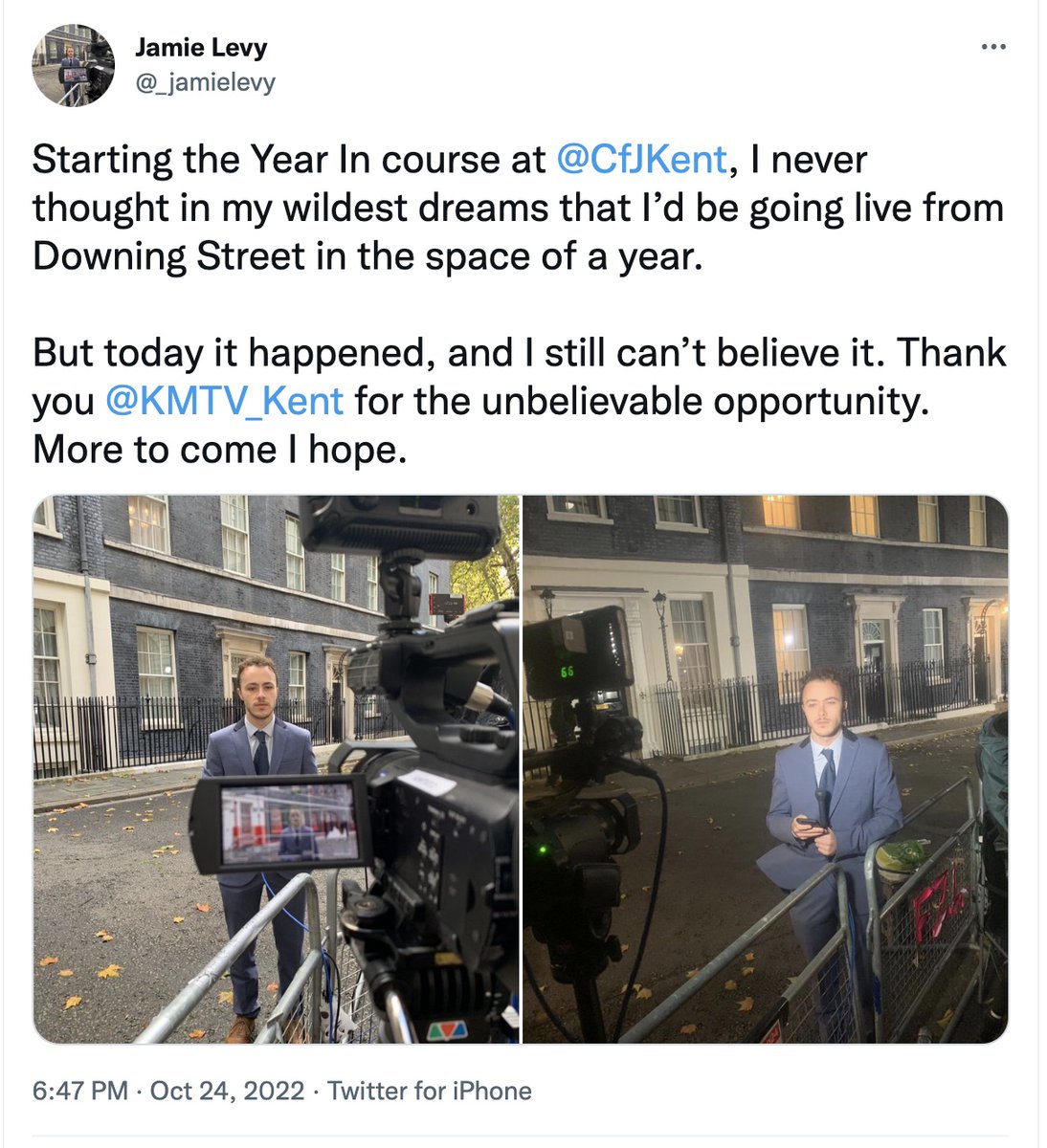 CfJKent's tweet photo. Turns out the journey from Medway to Westminster is shorter than it looks.
If you come to study with us.
#BAJournalism #YearInJournalism #MAJournalism https://t.co/3ZpIetXwio