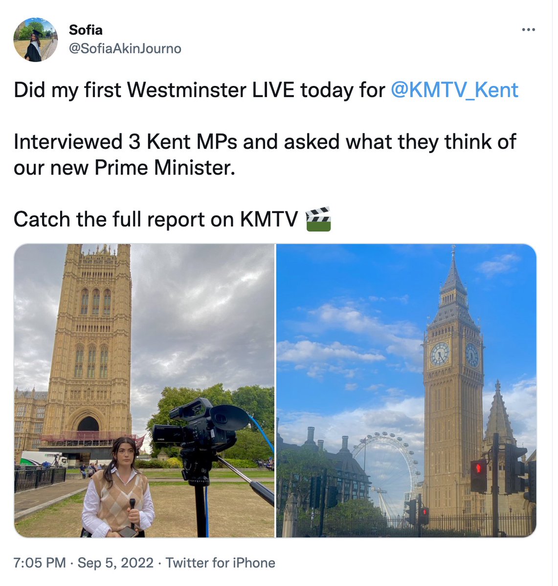 CfJKent's tweet photo. Turns out the journey from Medway to Westminster is shorter than it looks.
If you come to study with us.
#BAJournalism #YearInJournalism #MAJournalism https://t.co/3ZpIetXwio