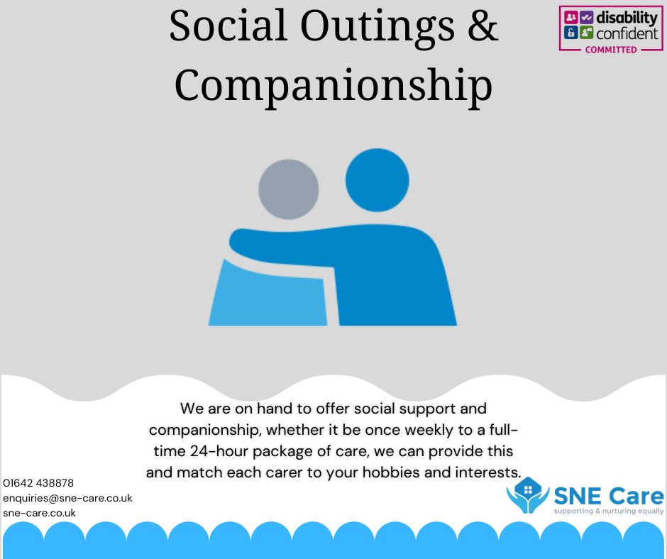 SNE Care Services Limited (@sne_care_ltd) on Twitter photo If you or anyone you know could benefit from our services, please do not hesitate to contact us on 01642438878 or alternatively email enquiries@sne-care.co.uk
#middlesbrough #homecare #northallerton #redcar #snecare #carework #socialoutings If you or anyone you know could benefit from our services, please do not hesitate to contact us on 01642438878 or alternatively email enquiries@sne-care.co.uk
#middlesbrough #homecare #northallerton #redcar #snecare #carework #socialoutings