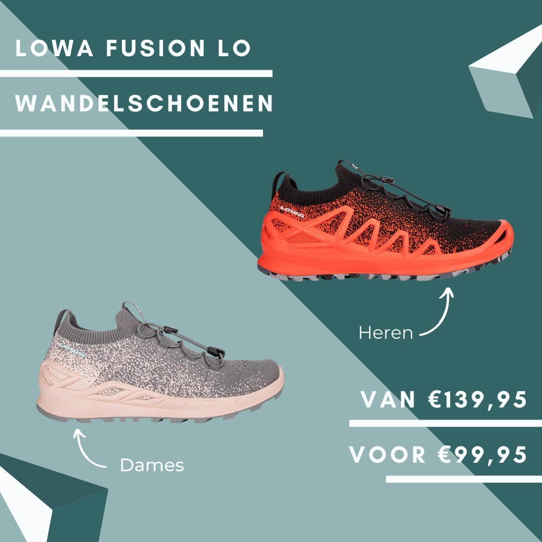 steenboksport's tweet photo. Nu verkrijgbaar in nieuwe kleuren!

Lowa Fusion Lo Wandelschoenen, de schoen die perfecte loopcomfort biedt

Speciaal gemaakt voor vermoeide voeten die wat extra behandeling nodig hebben

#SteenbokSport #GenietAlsJeDurft #Lowa #fusion #Wandelen https://t.co/nSKZb2aqzd