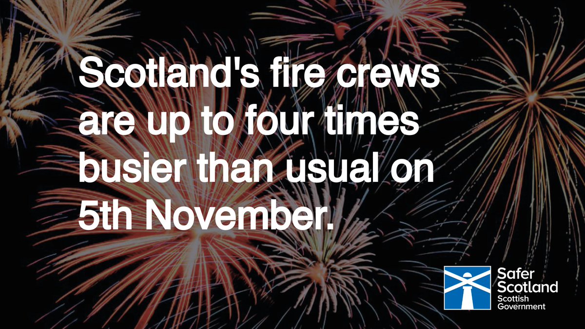 Planning on buying fireworks this year? Please consider the risks. If things go wrong it can put extra pressure on fire crews responding to other emergencies.
More advice on fireworks and how to enjoy them safely here  bit.ly/sfrs2022
#FireworkSafety