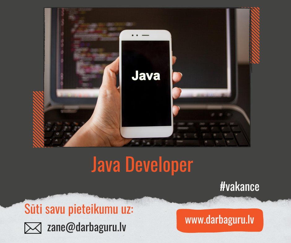 ERGO is one of the leading insurance groups in the Baltic states, that offers non-life, life and health insurance. Right now, there is an opportunity for a Java developer to join ERGO Insurance SE Latvian or Lithuanian branches - darbaguru.lv/lv/vakances/13… 

#darbs #vakance