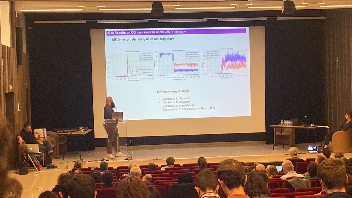 SamuelDelFre's tweet photo. Today was the second conference of my life as a PhD student. Many thanks to the PCMI program (and @AdamLahouari @Laurine_Vas for the support 😉) @Phlam_Labo #compchem #astrochemistry #interstellarices #PCMI https://t.co/eMgrb5FXno