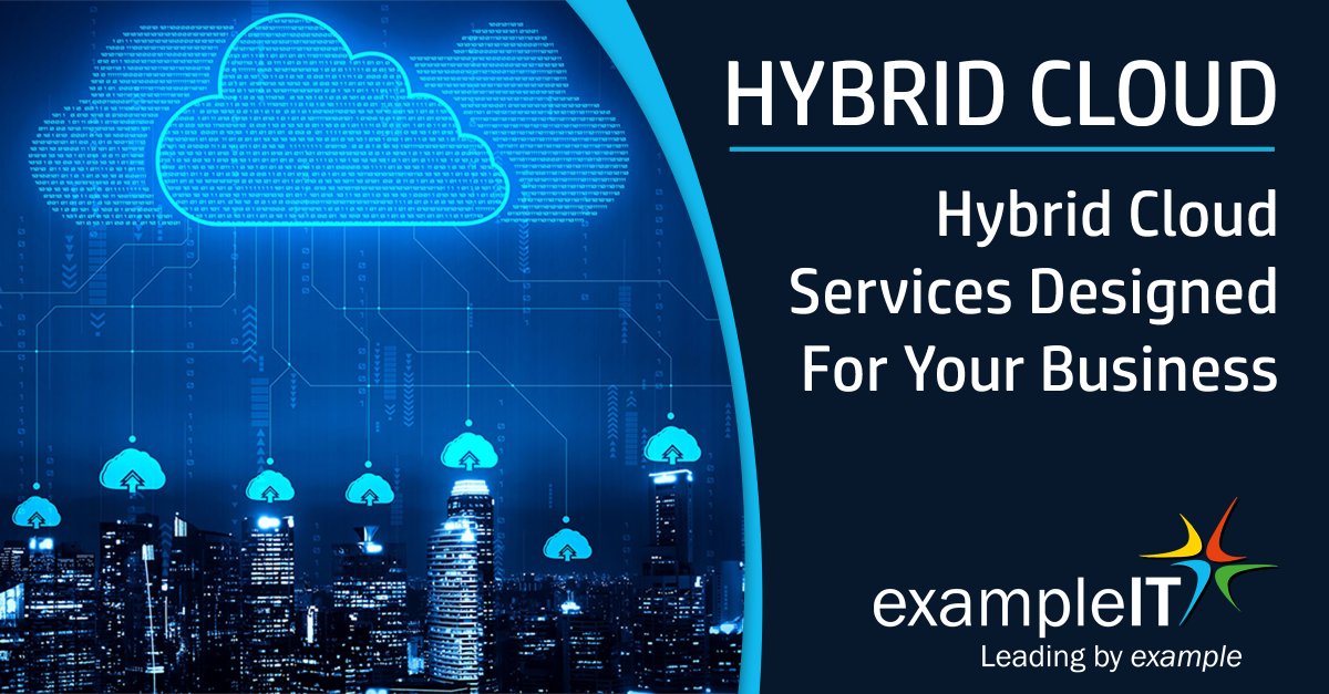 ExampleIT's tweet image. If you need to respond faster and work smarter, our custom-designed Hybrid Cloud Services couple private and public cloud services to power your business forward with increased agility and scalability.
exampleit.com/solutions/clou… 
#ExampleIT #LeadingByExample #HybridCloud #solutions