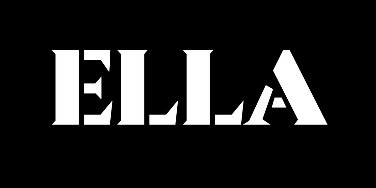 typeotones's tweet photo. This is the first post of 4 to present Ella, our new typeface family release designed by @laurameseguer 🥳
Ella can be defined as a “A synthesis between a stencil typeface family and Calligraphy”.
https://t.co/8s9BFAmobj
Please welcome Ella Roman, Regular and Bold :)

#typedesign https://t.co/jq1zR7YWe1