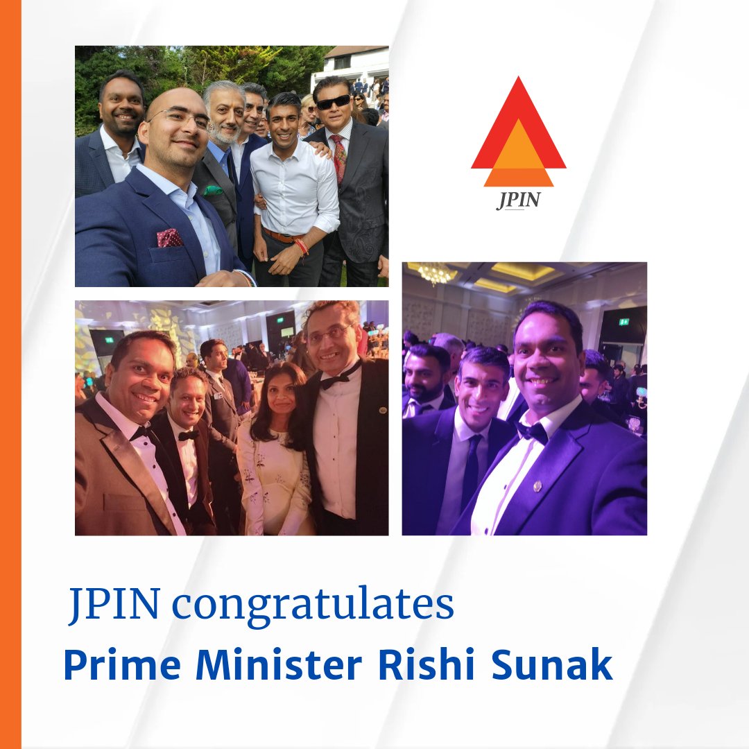 JpinLtd's tweet photo. We congratulate Mr. Rishi Sunak as he prepares to assume the Prime Minister's chair in the UK. We look forward to learning more about his vision and his contributions towards England’s growth.

@RishiSunak
@JpinLtd @gauravdeepsingh @NayanGala https://t.co/61zAxCwVdb