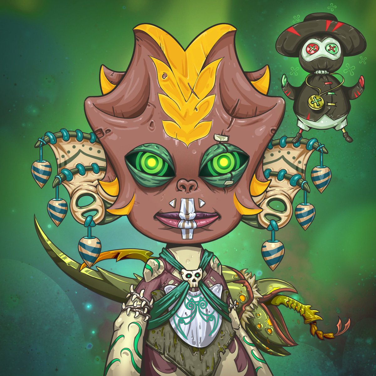 MoonApeLab's tweet photo. Look into my deep #Deku eyes! #SneakPeek #DigitalCollectibles https://t.co/DZ7WKuoCI2