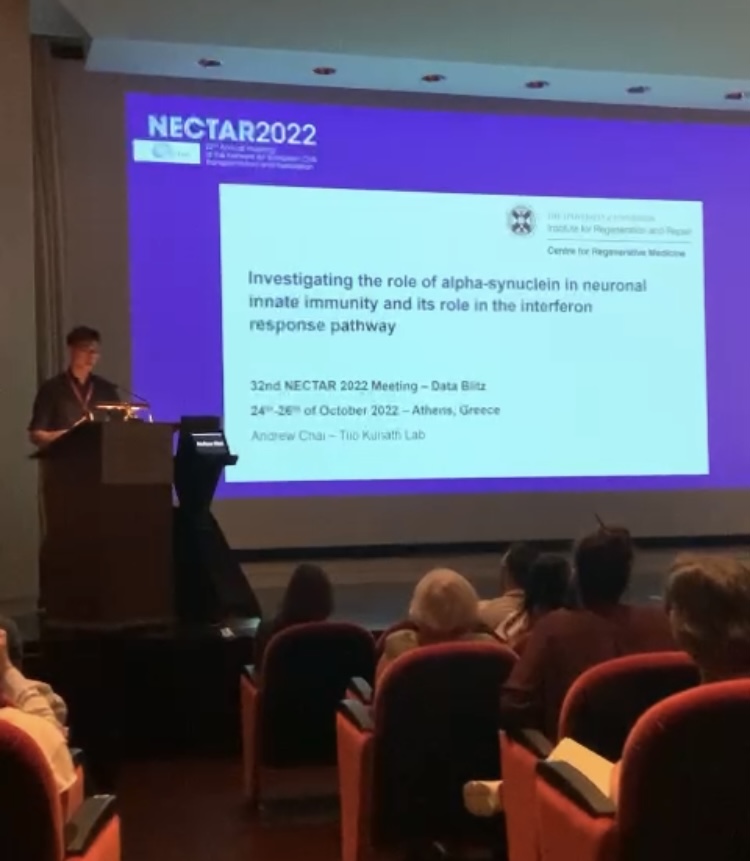 Kunath Lab (@kunathlab) on Twitter photo Exciting DataBlitz by Andrew Chai @scienceguychai at #NECTAR2022 nectar-athens22.gr in Athens #Parkinsons @crm_edinburgh Great collaboration with David Beckham <a href="/NS3protease/">Beckham Lab</a> Exciting DataBlitz by Andrew Chai @scienceguychai at #NECTAR2022 nectar-athens22.gr in Athens #Parkinsons @crm_edinburgh Great collaboration with David Beckham <a href="/NS3protease/">Beckham Lab</a>