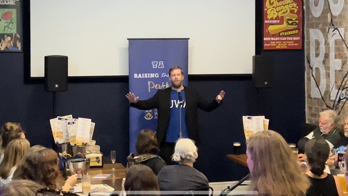 UWAresearch's tweet photo. At #RTBPerth we’re learning about the therapeutic use of psychedelic drugs in psychiatry with Chris Letheby 🧘‍♀️ @UwaHumanities @uwanews @RTBEvent https://t.co/obt7ySdtiO
