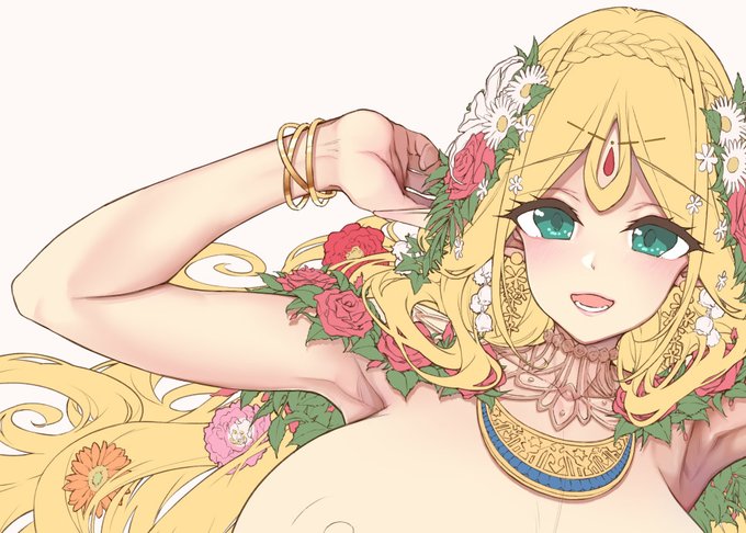 こっちの腕と脇も塗ったのよん#エルフさん3進捗 