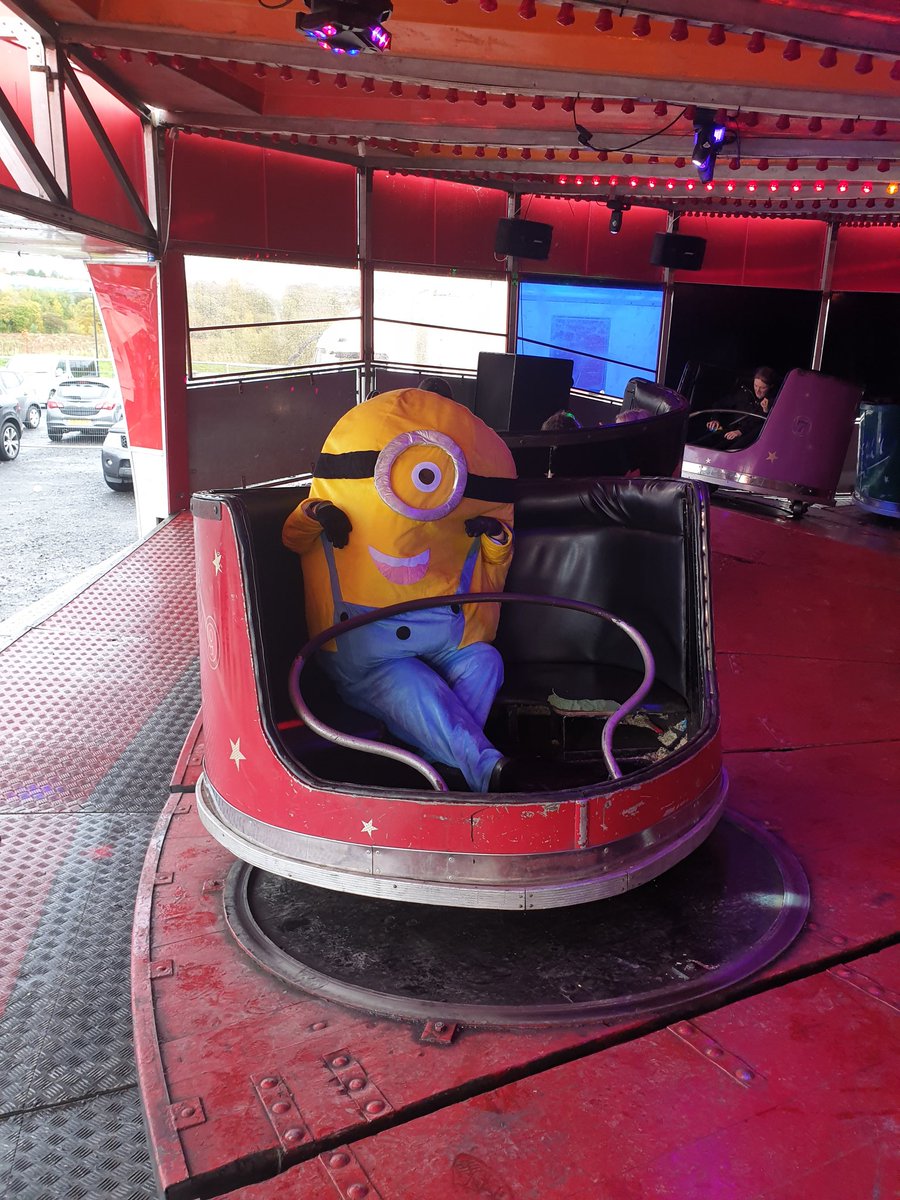 <a href="/TheRobEllisShow/">Capital Manchester</a> Have you ever seen a Minion on a Waltzer? <a href="/BlessingBID/">Blessing in Disguise</a> charity VIP event Sun 23 Oct @DWStadium