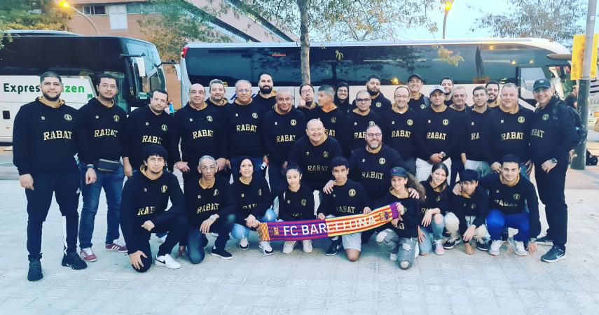 ConfePenyesFCB's tweet photo. 🔝 Some 30 members of @pba_rabat travelled to Barcelona to enjoy the Barça-Athletic match at Camp Nou. Such a perfect day!

🔵🔴 #FemBarçaFemPenya #ForçaBarça https://t.co/BFDy3Cpnm6