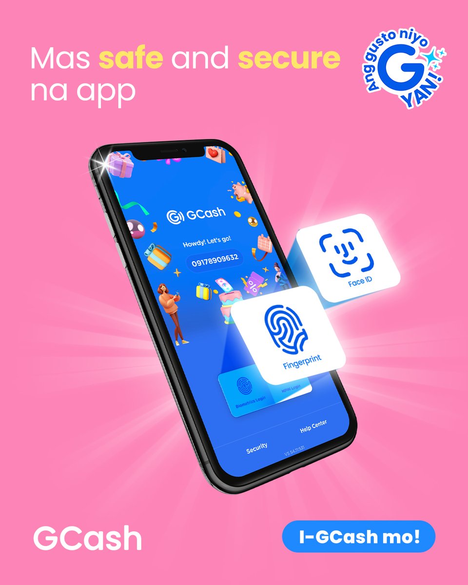 gcashofficial's tweet image. Ang safe and secure login na gusto niyo? G yan with the new Biometrics.

I-set up na ang Face ID or Fingerprint ng biometrics para sa mas secure na login experience.  Wag mag-alala, may MPIN option pa rin!

Update your GCash now.