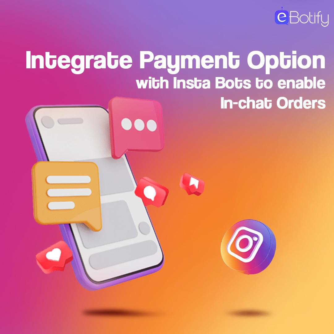 eBotify's tweet photo. Integrate a one-click payment button on Instagram based on client needs and automate buying procedures.
#chatbots #chatbotdevelopment #ebotify #instagrammarketing #instapayments https://t.co/zDc6wtXqcr