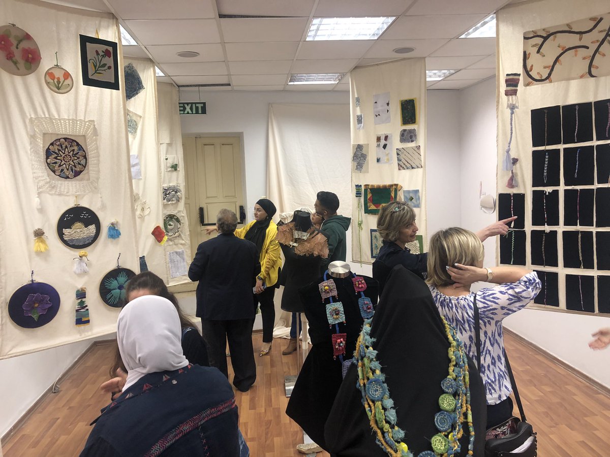 MartinDaltry's tweet photo. A Weave of Ideas - our latest arts residency led by AlElieh @BritishCouncil #JerusalemCreativeSpaces @ps_British @sdk6688 #eliehig @UKinJerusalem https://t.co/QbF7fPFhJh