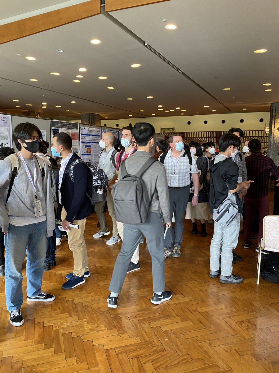 mecanohumano's tweet photo. ¡Estamos muy contentos de participar en la conferencia de robótica más importante del mundo #IROS2022 y de ver que nuestros trabajos interesan a los asistentes! @uc3mRoboticsLab @EPS_UC3M @ciencia_uc3m #SoftRobotics #Origami #SOFIAProject https://t.co/7fMrDPN3JZ