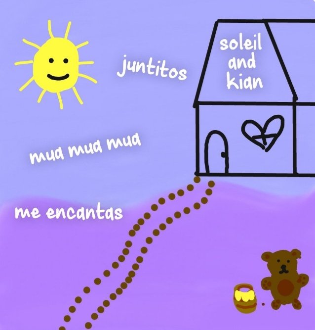 el dibujito de mi nene 😭😭😭 lo adoroooo.