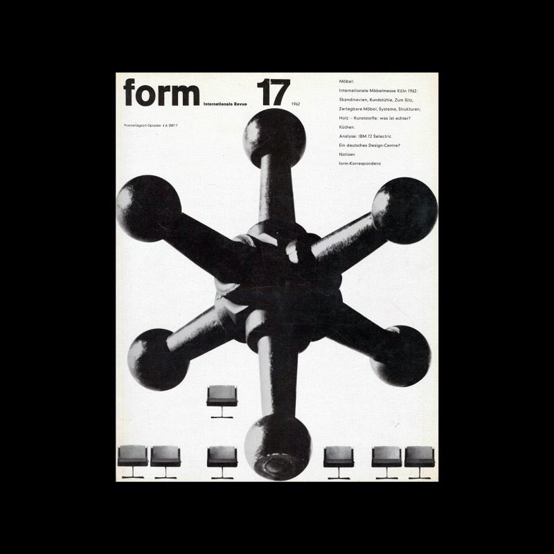 marcusfuchs's tweet image. Amazing covers by Karl Oskar Blase for Form magazine, a German design and culture publication founded in 1957 ❤️ Other cover designers includes Le Corbusier and more: designreviewed.com/series/form/