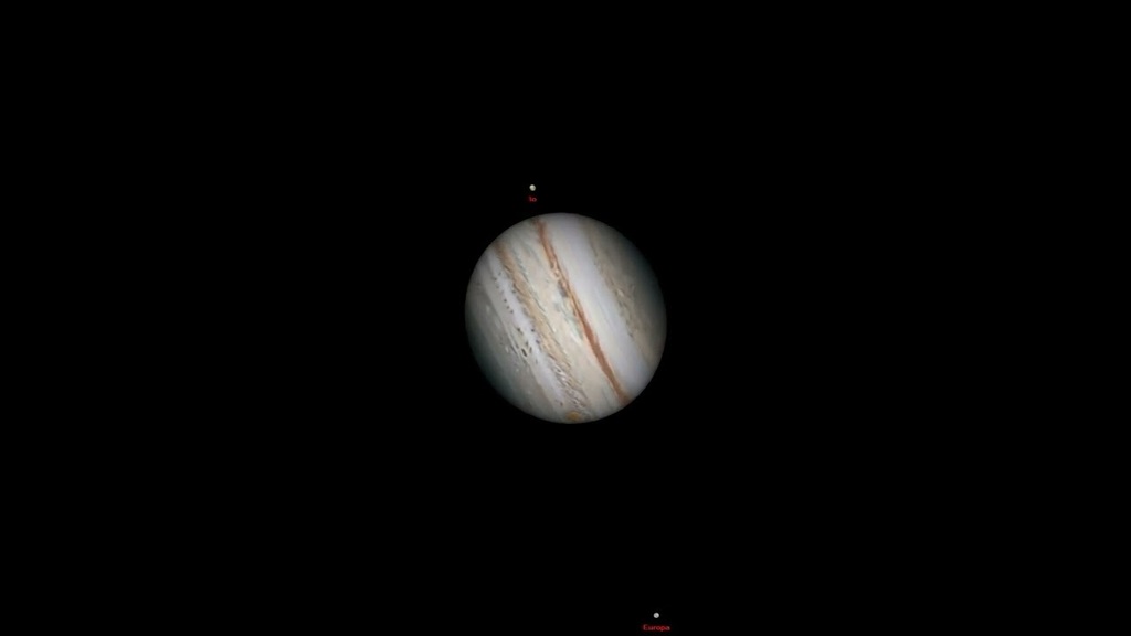 jacuartero's tweet photo. Jupiter Rotates as Moons Orbit  https://t.co/2W7y83FOJG https://t.co/6kmyk8fnX4