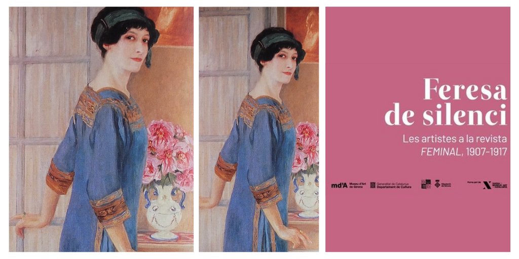 🖼La Villa Arnaga a le plaisir de prêter l'autoportrait de Clémentine-Hélène Dufau au <a href="/MuseuArtGirona/">Museu d'Art de Girona (md'A)</a> pour l'exposition "Feresa de silenci. Les artistes a la revista Feminal, 1907-1917"📰 Feminal a été le premier magazine écrit et réalisé par des femmes en Catalogne. #ArtFeminal