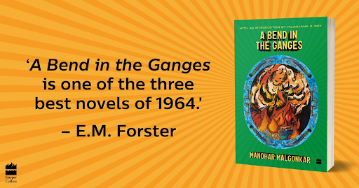 HarperCollinsIN's tweet photo. Manohar Malgonkar masterfully depicts the conflict of a nation in transition through the interconnected lives of Gian and Debi-Dayal in #ABendInTheGanges. Order your copy at https://t.co/P4z8N326uN or from a bookstore near you. https://t.co/5ghNyCJq6T
