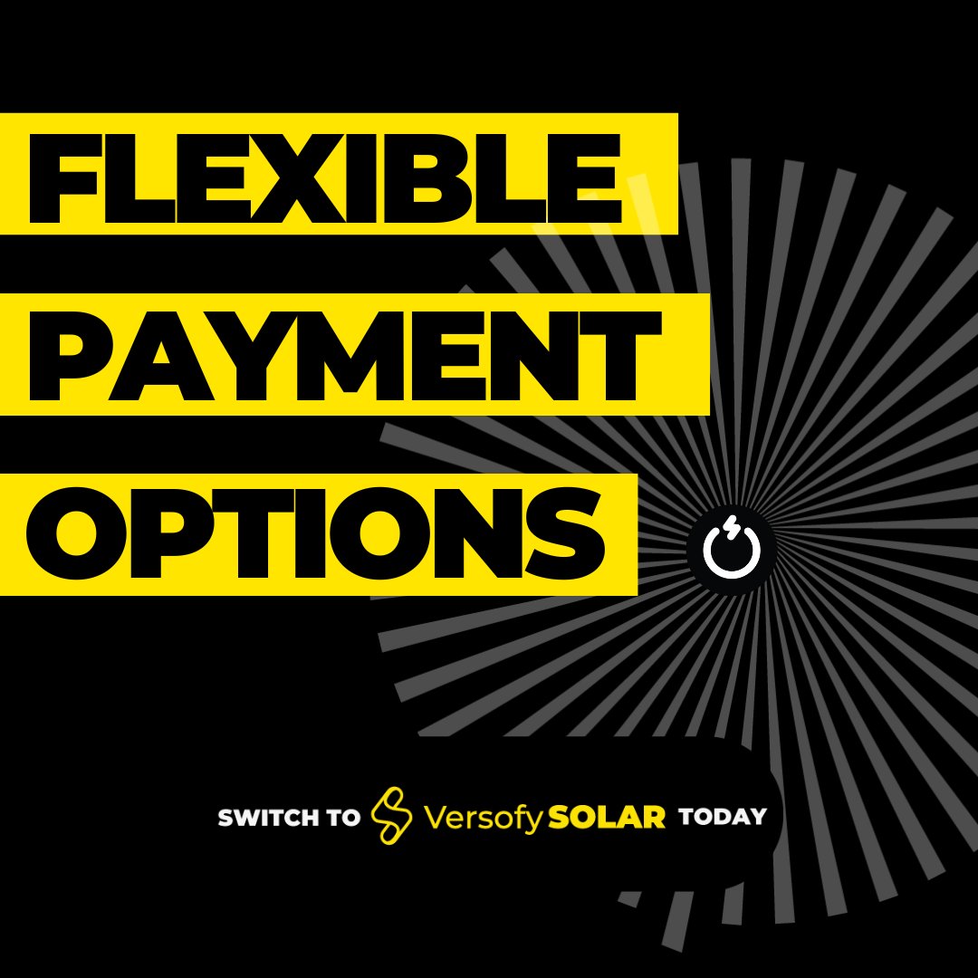 Join the Energy Revolution with the only Solar Company that allows you to have flexible payment options for your custom needs. Switch now: zcu.io/uMsw #solar #sustainability #homesolar #jointherevolution #versofysolar