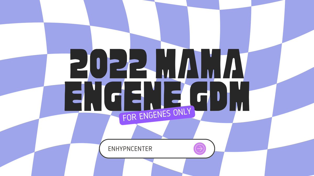 VotingEngenecy's tweet image. 📢 | ATTENTION

We will be making an ENGENE GDM for active voters and account creators solely for 2022 MAMA voting. 

If you are dedicated to commit your time and efforts, please reply any  of your voting proofs with watermark! Thank you!~
