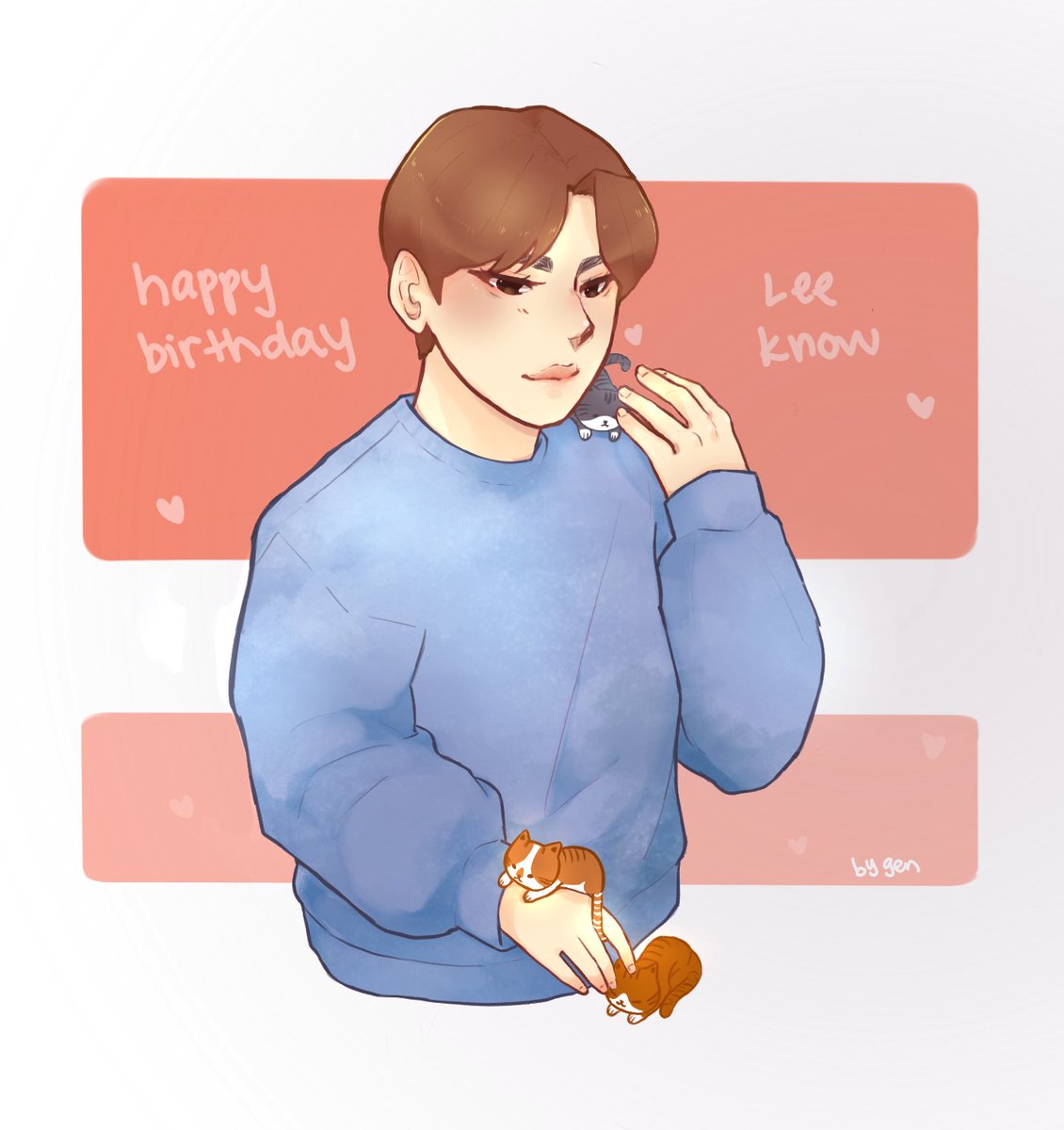 genthipa's tweet photo. Happy birthday to SKZ's dancing gem 🥰 old drawing from 2020 
#HappyLeeKnowDay #StrayKids https://t.co/wKwqrT0vtl