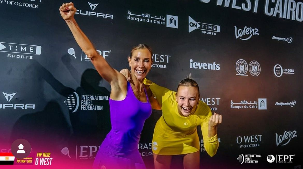 Ihren ersten internationalen Titel gewannen Vici Kurz &amp; Denise Höfer beim FIP GOLD O WEST in Kairo. Es ist auch der erste Sieg eines deutschen Teams bei einem FIP-Turnier im Ausland. #padel #padelfip #kairo #goldowest #victoriakurz #denisehöfer #videe #dpv #deutscherpadelverband