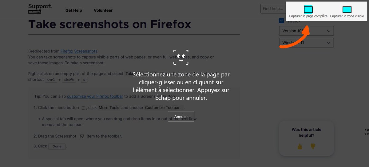 TIL que Firefox peut nativement screenshoter toute une page web 

Mieux vaut tard que jamais😅
#swipefiles