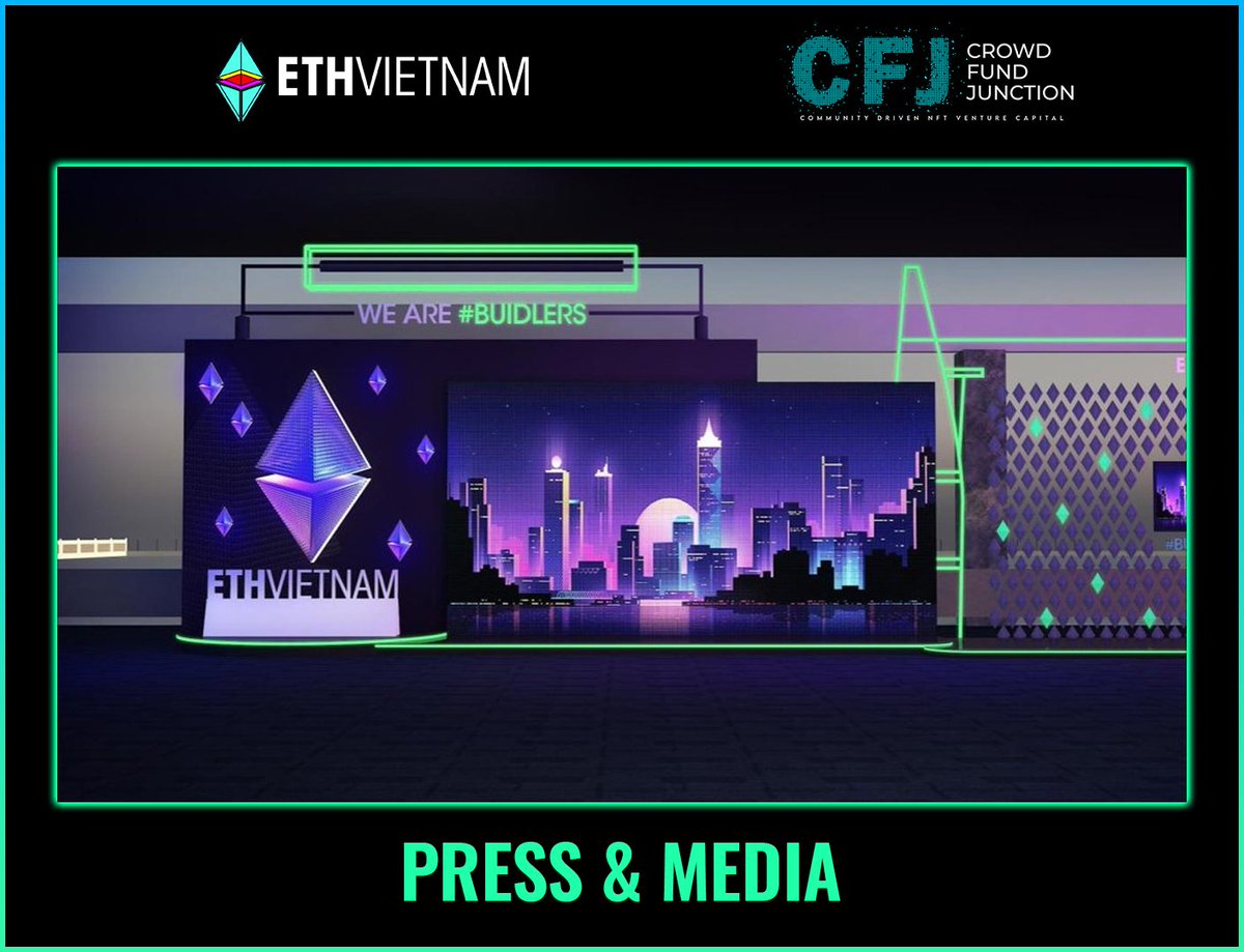 madfornft's tweet photo. Get ready to meet top media outlets, YouTube celebrities, attend live podcasts and interviews, and interact with over 80 international partners.

Interest to become a sponsor at @eth_vietnam ? DM us today!

#CFJ #Crowdfundjunction #Ethvietnam #Web3  #Ethereum #ethindia https://t.co/nWeQNOEHN9